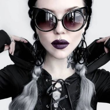 Gothic Cat Eyes Oversize Sunglasses