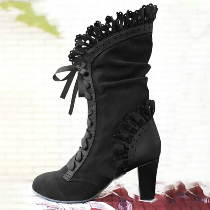 Victorian Style Ankle Boots