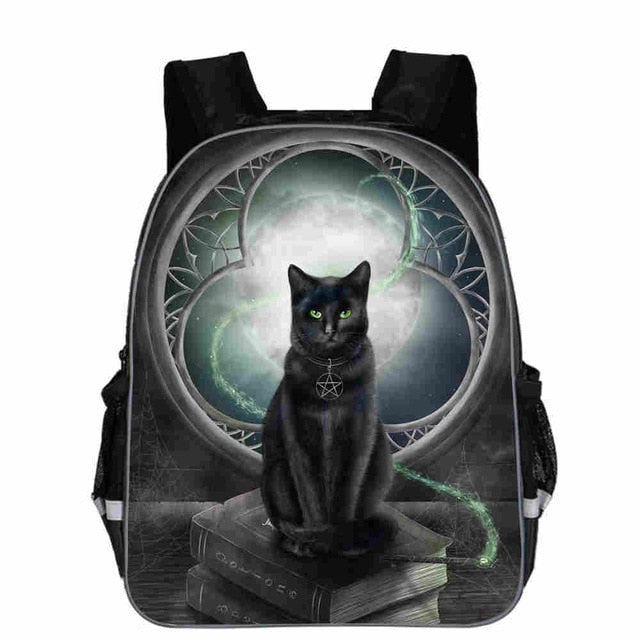 Black Cat Witch Back Pack