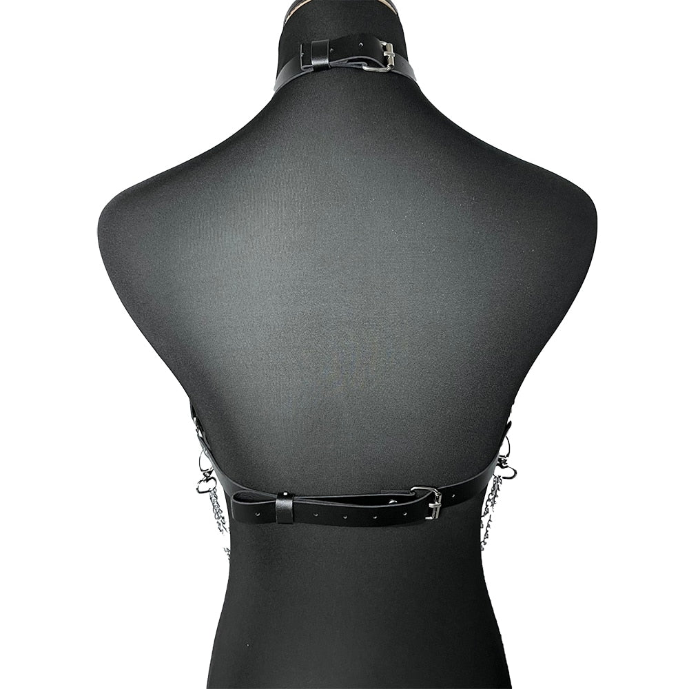 Black PU Emerson Body Harness