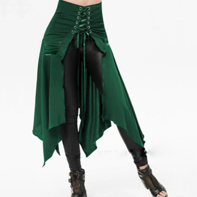 Fishtail Gothic Steampunk Skirt