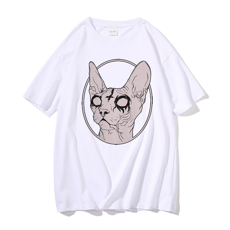 Sphynx Cat Oversize T-Shirt